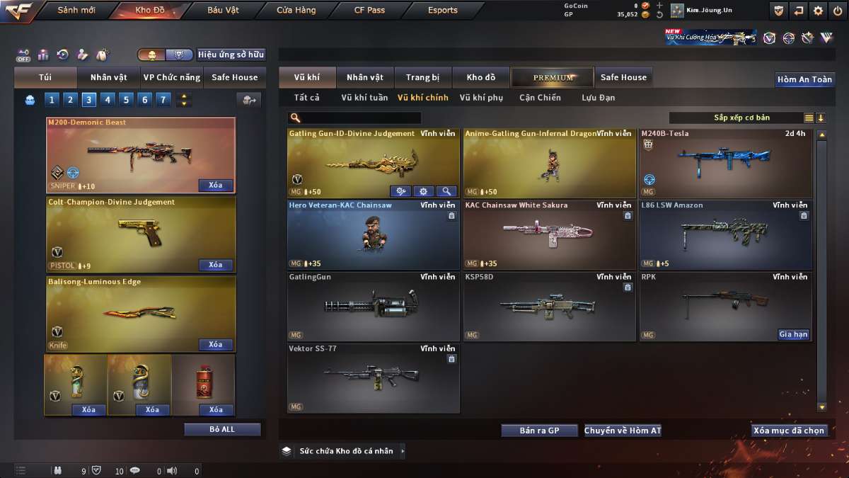 shop acc cf uy tin gia re